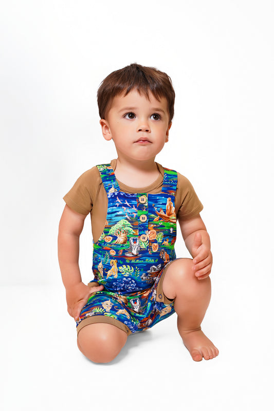 What a Wonderful Phrase Short Overalls & Onesie