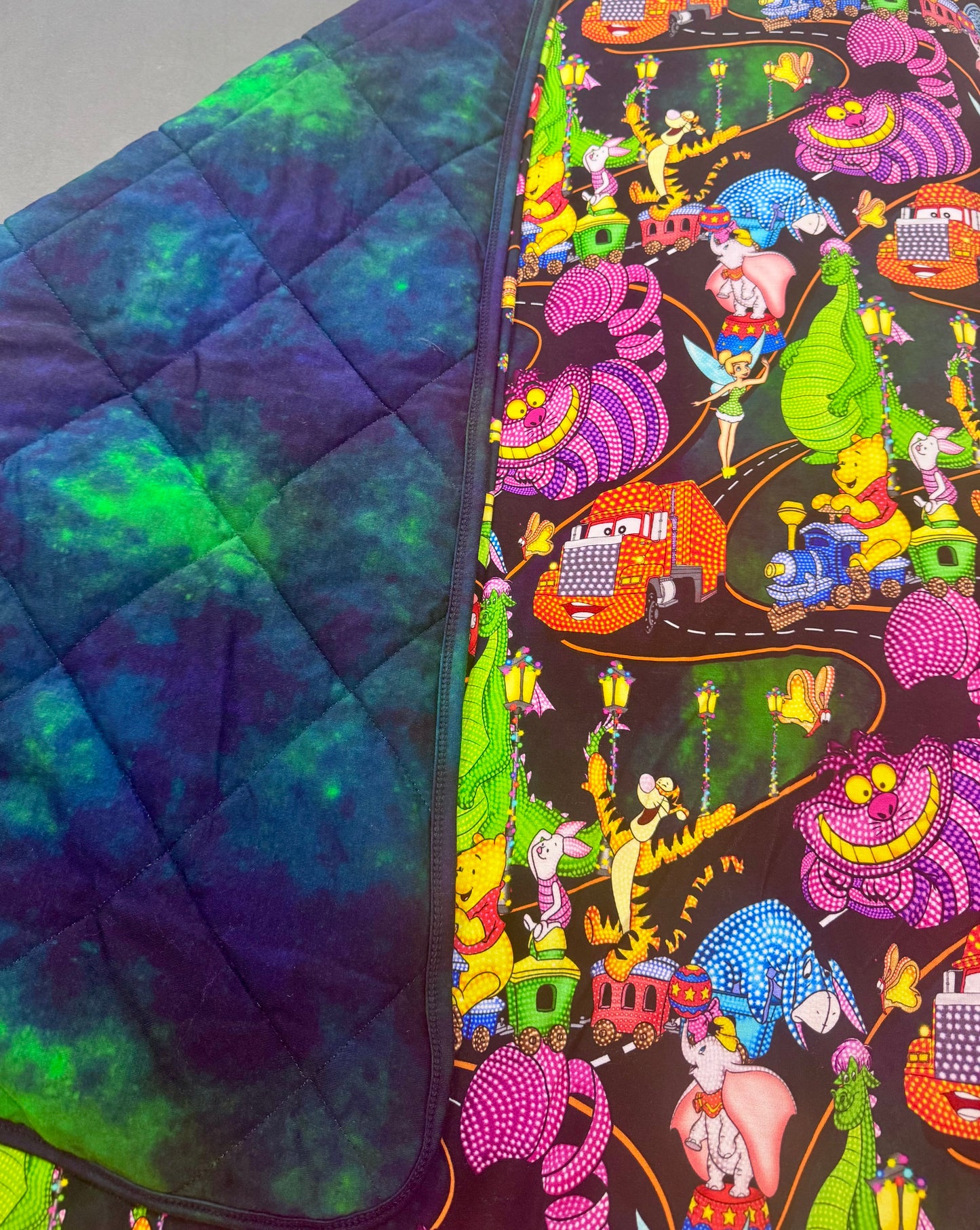 Glow Parade 60x60 Quilted Blanket