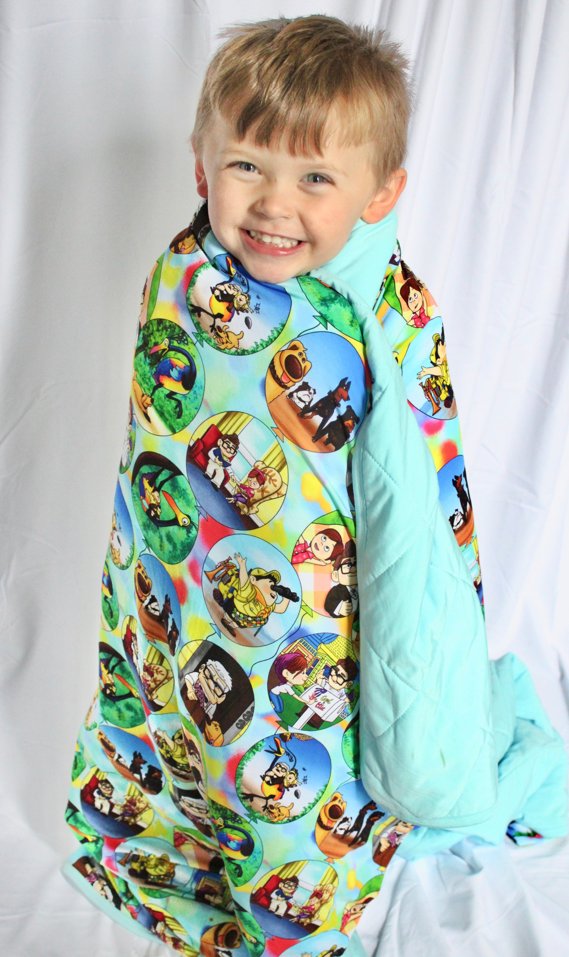 Balloon Ride 60x60 Quilted Blanket