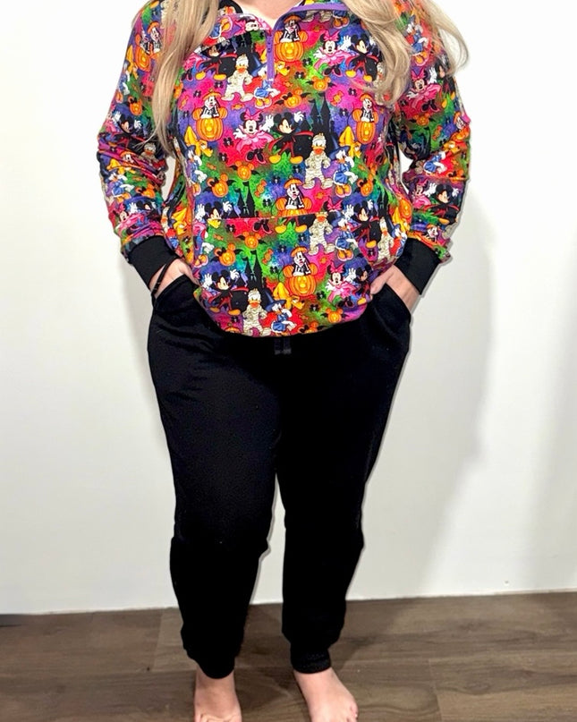 Fab Five Spooky Vibe Adult Quarter Zip