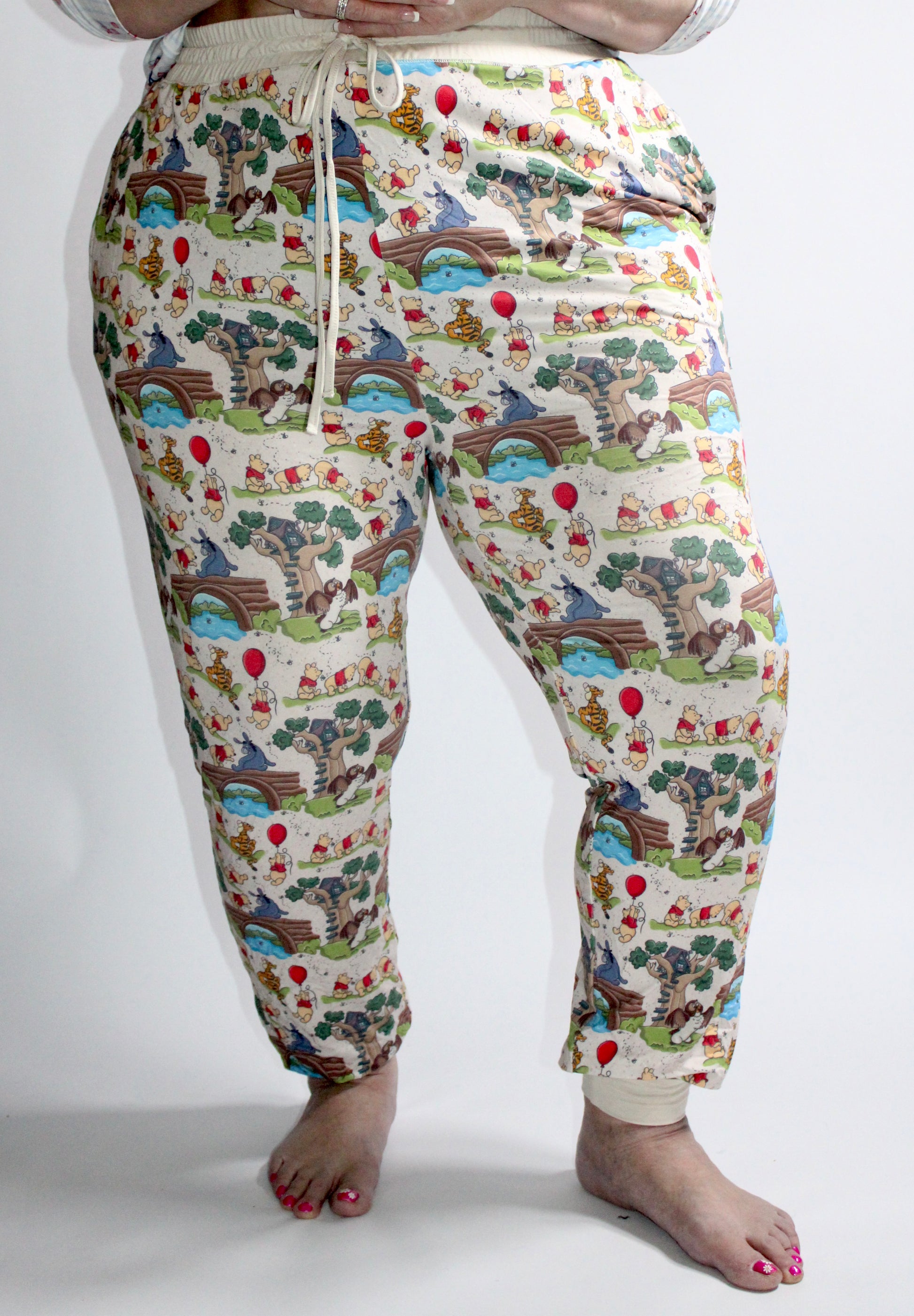 Beige Bear Joggers