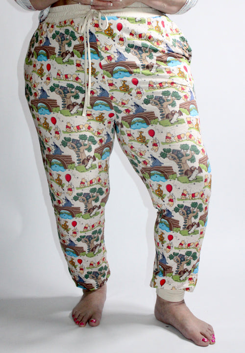 Beige Bear Joggers