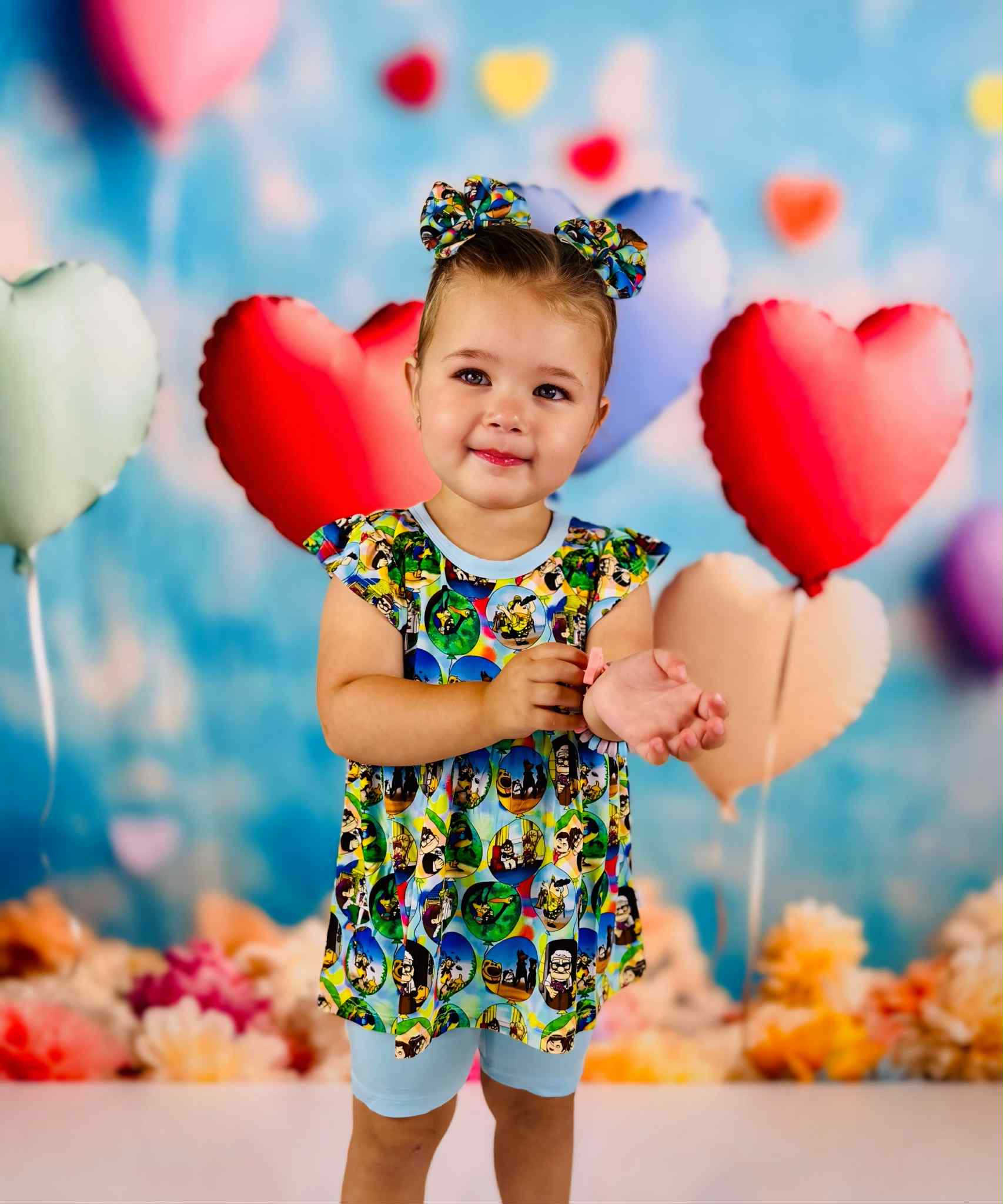 Balloon Ride Peplum Set