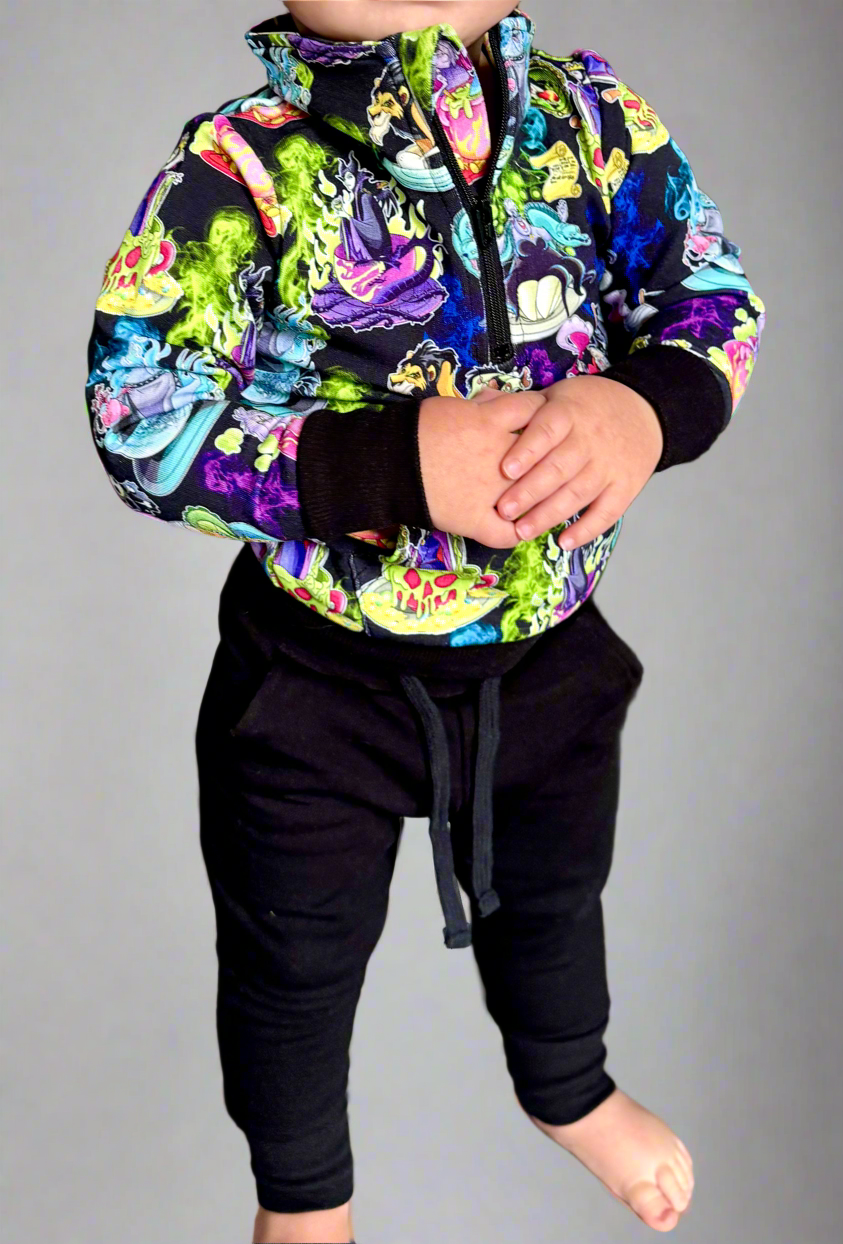 Villain Ride Quater Zip Jogger Set