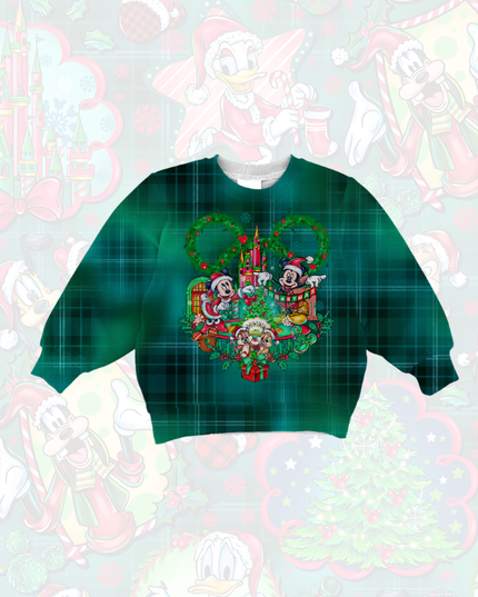 Plaid Mouse Crewneck PREORDER