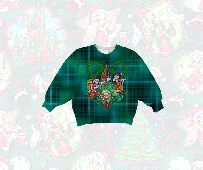 Plaid Mouse Crewneck PREORDER