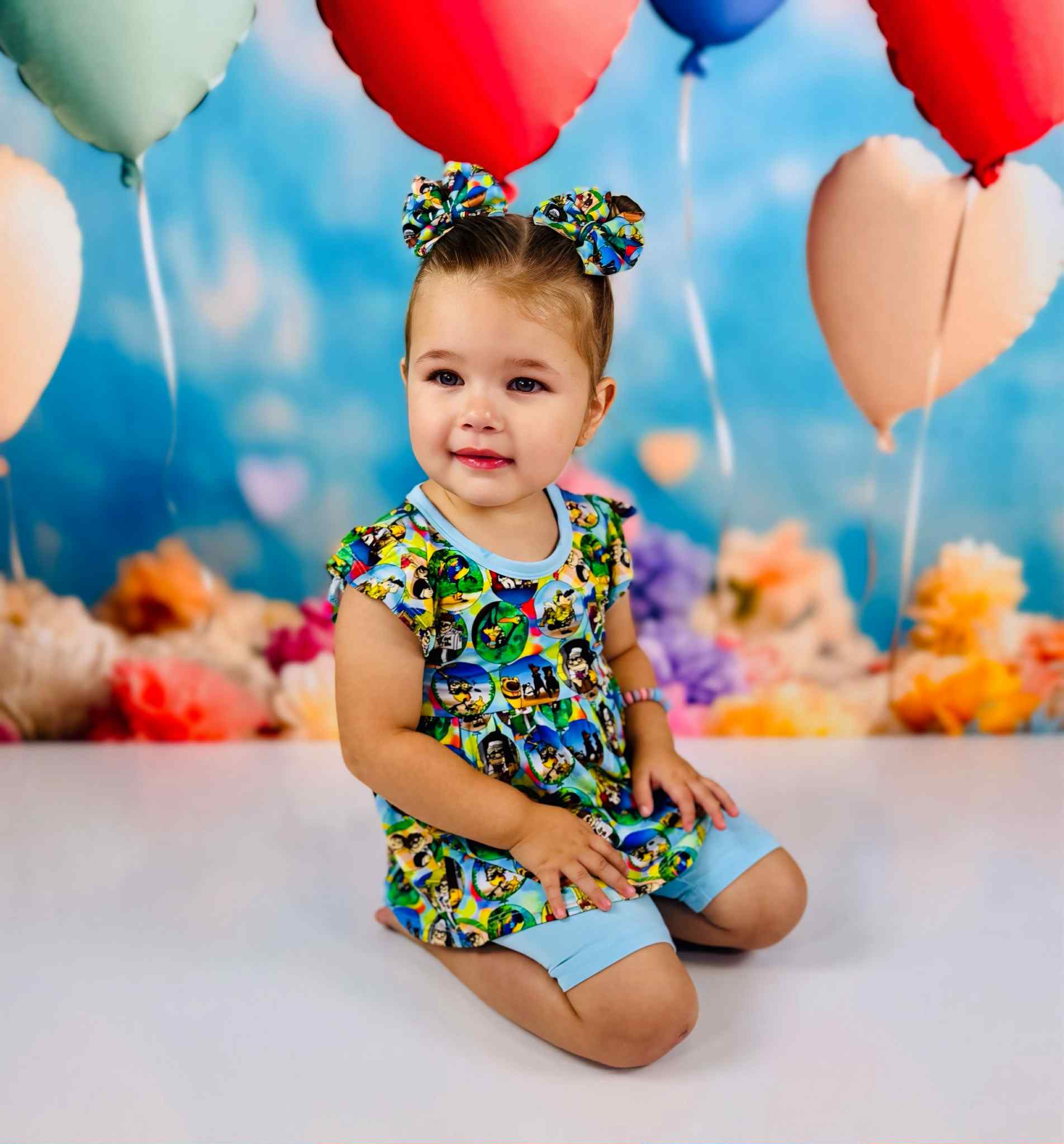 Balloon Ride Peplum Set