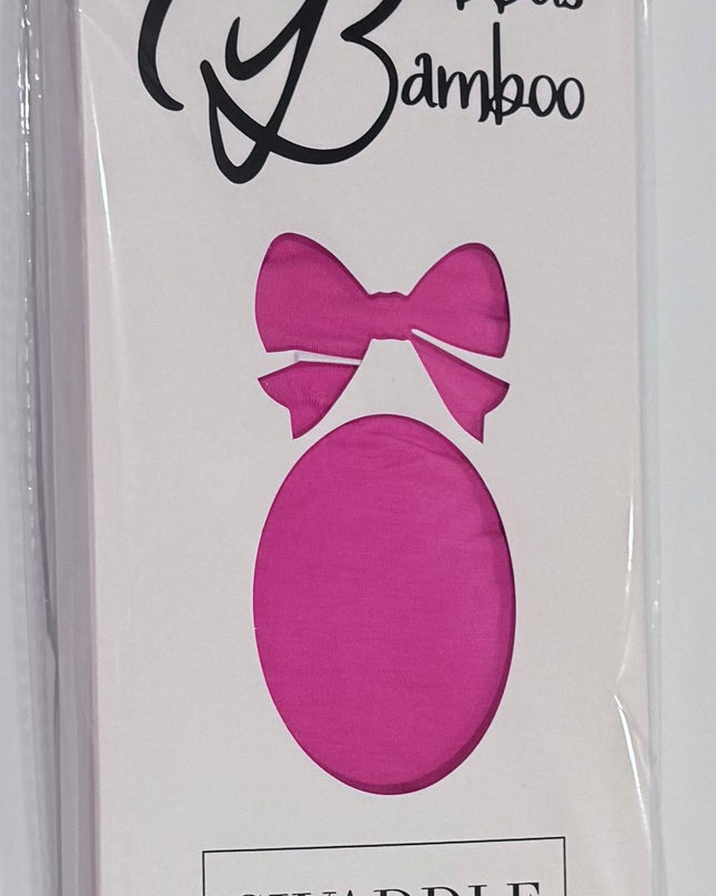 Bubble Gum Swaddle with Bow