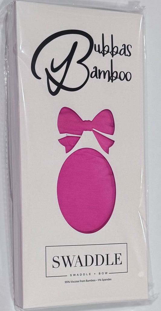 Bubble Gum Swaddle with Bow