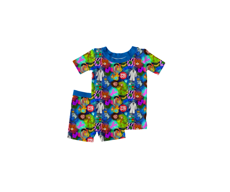 KAPOW Short Sleeve Two Piece Set