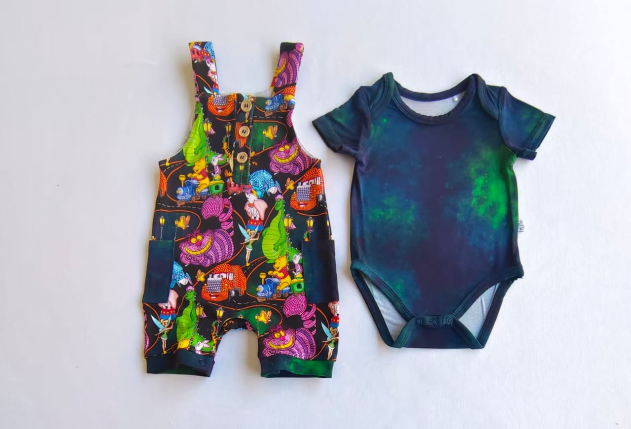 Glow Parade Overalls & Onesie