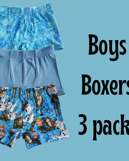 Snowflake Squad Boys Boxers Pack