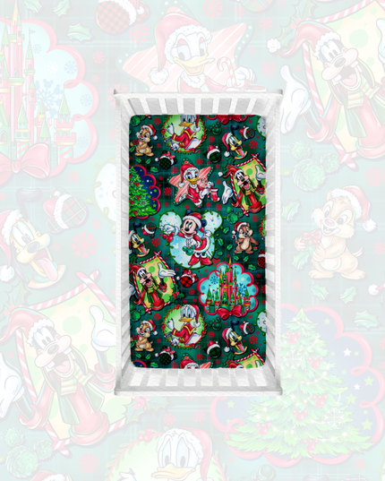 Plaid Mouse Cribsheet PREORDER