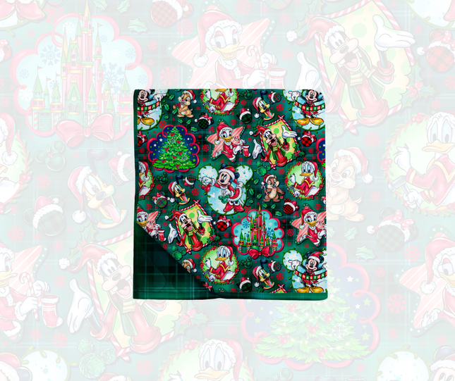 Plaid Mouse Quilted Blanket PREORDER