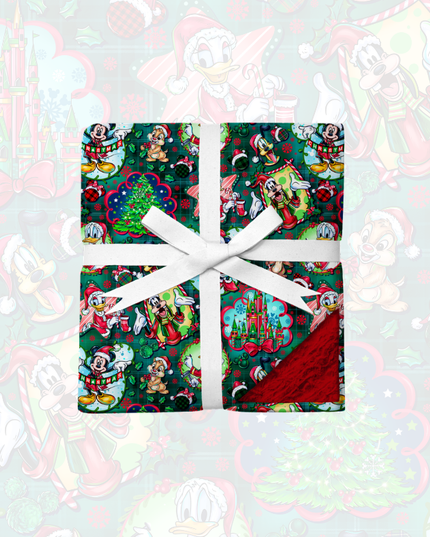 Plaid Mouse 60x60 Plush Blanket PREORDER