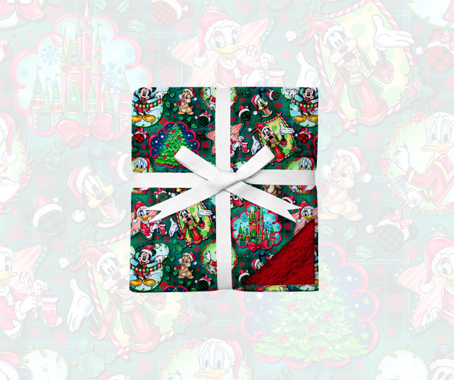 Plaid Mouse 60x60 Plush Blanket PREORDER