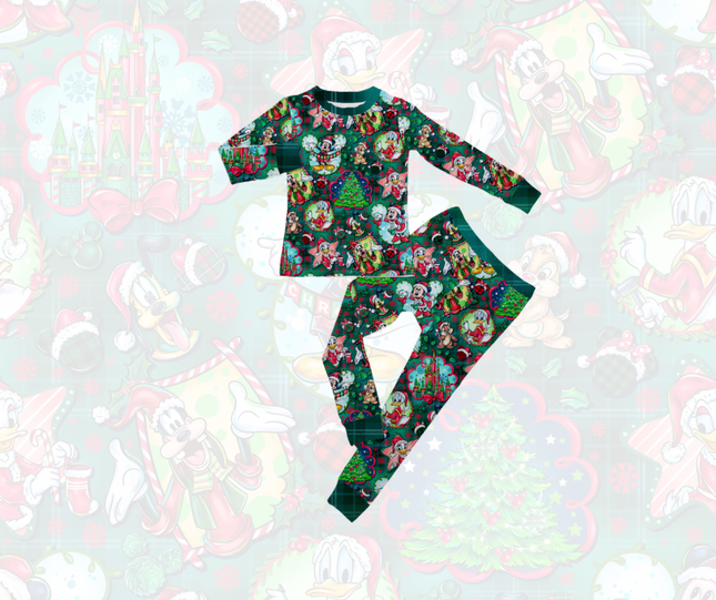 Plaid Mouse Long Sleeve & Pants PREORDER
