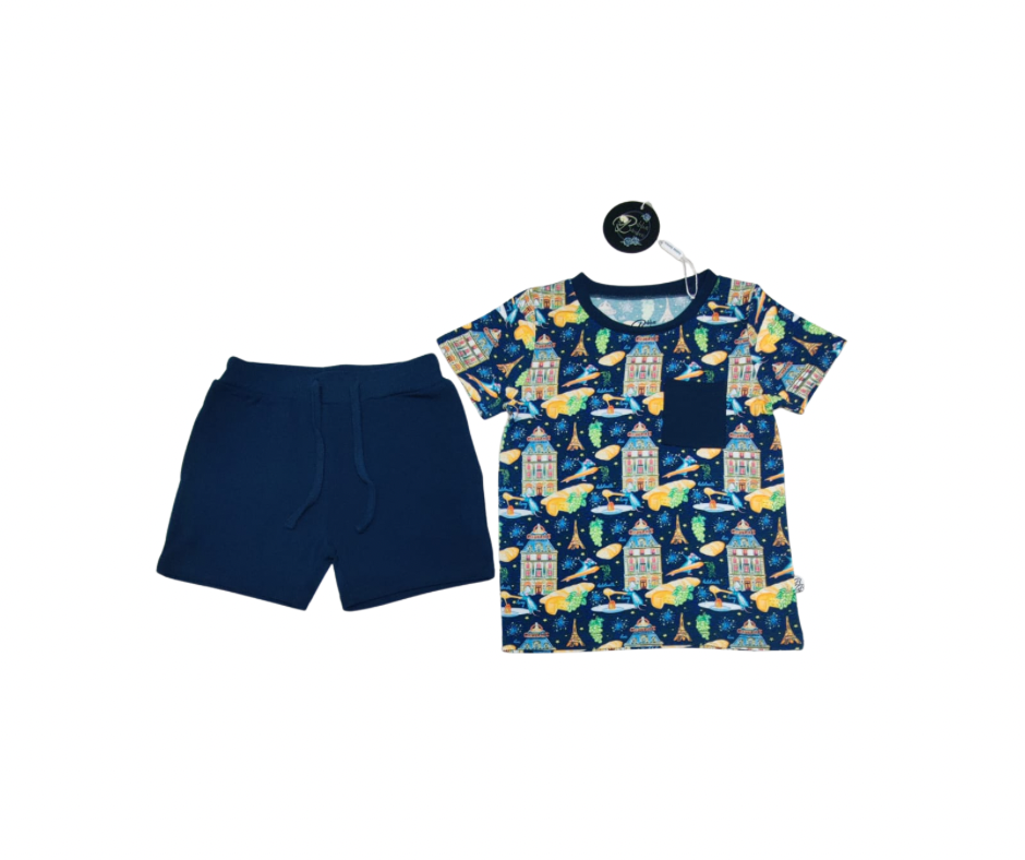 Cooking Rat Pocket Tee & French Terry Shorts