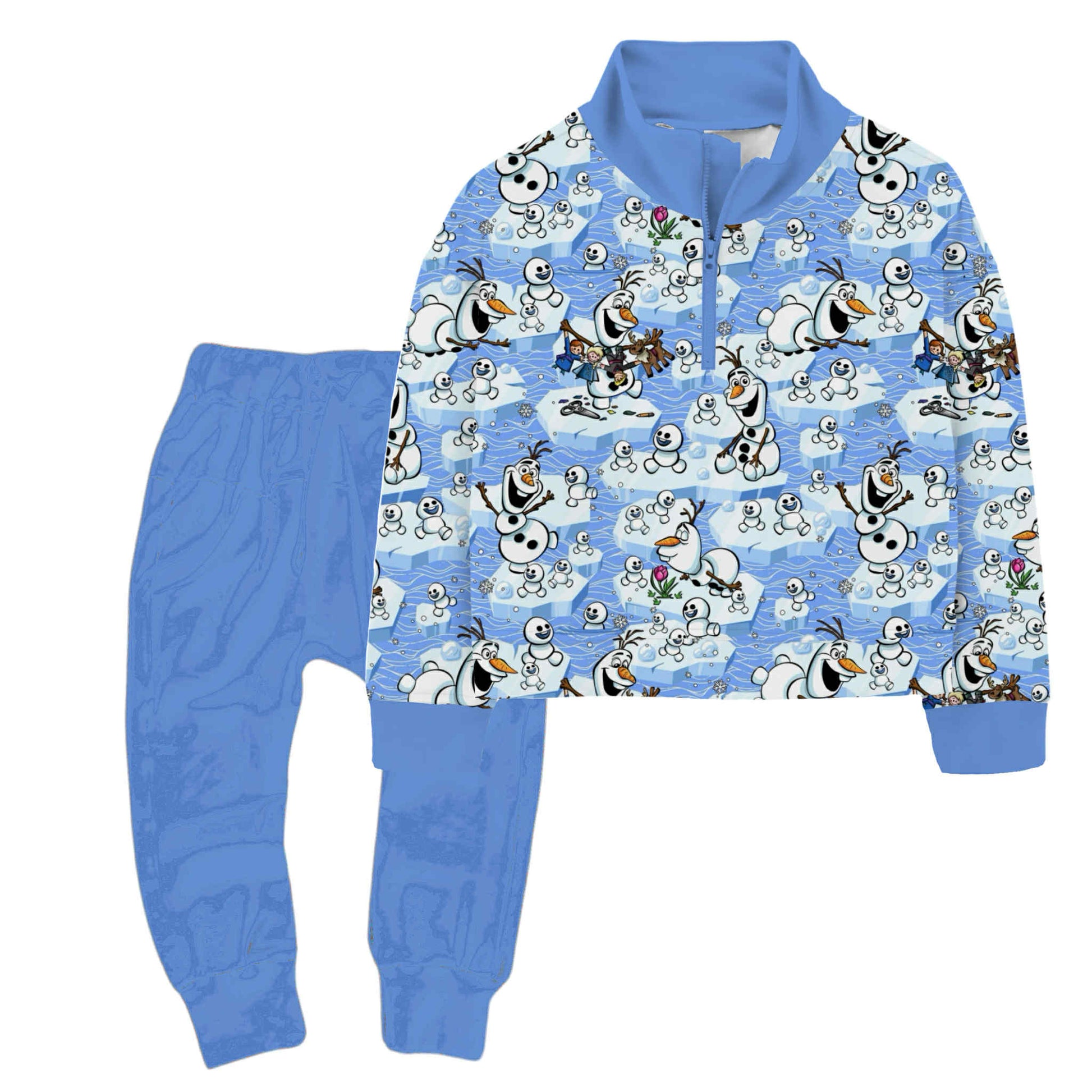 Happy Snowman Jogger Set