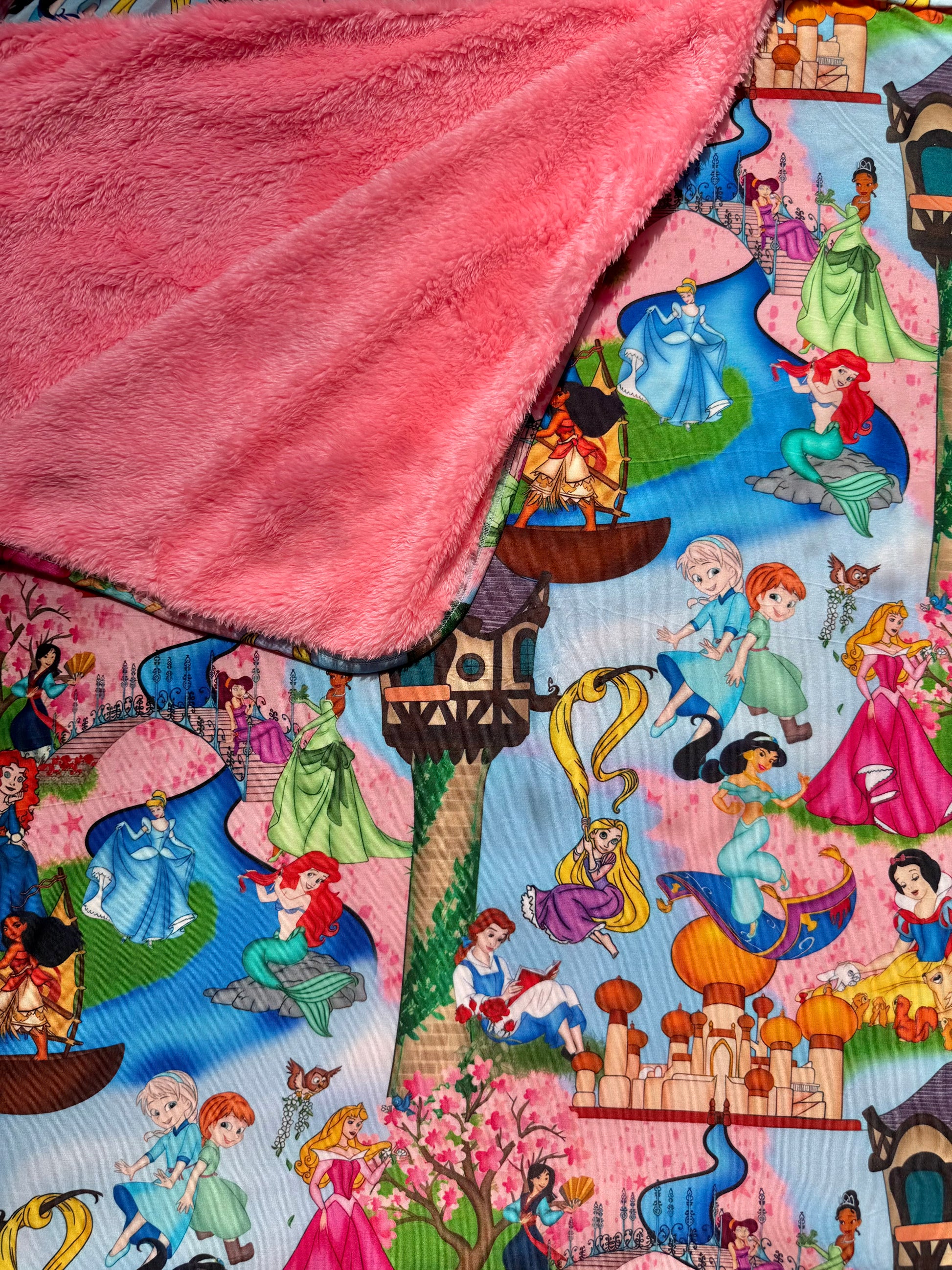 Regal Pink 60x60 Minky Plush Blanket