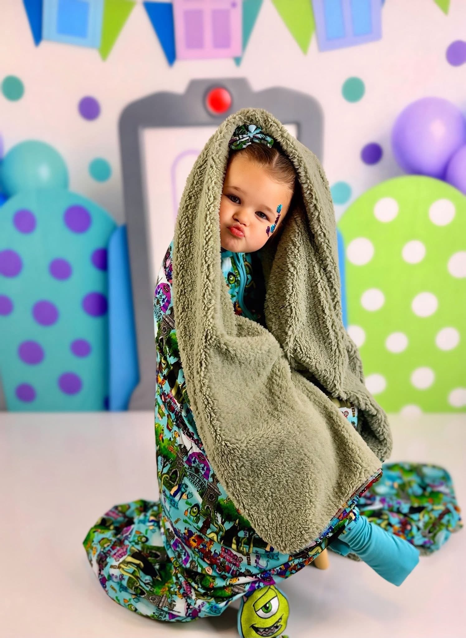 Learning Monsters 60x60 Plush Blanket