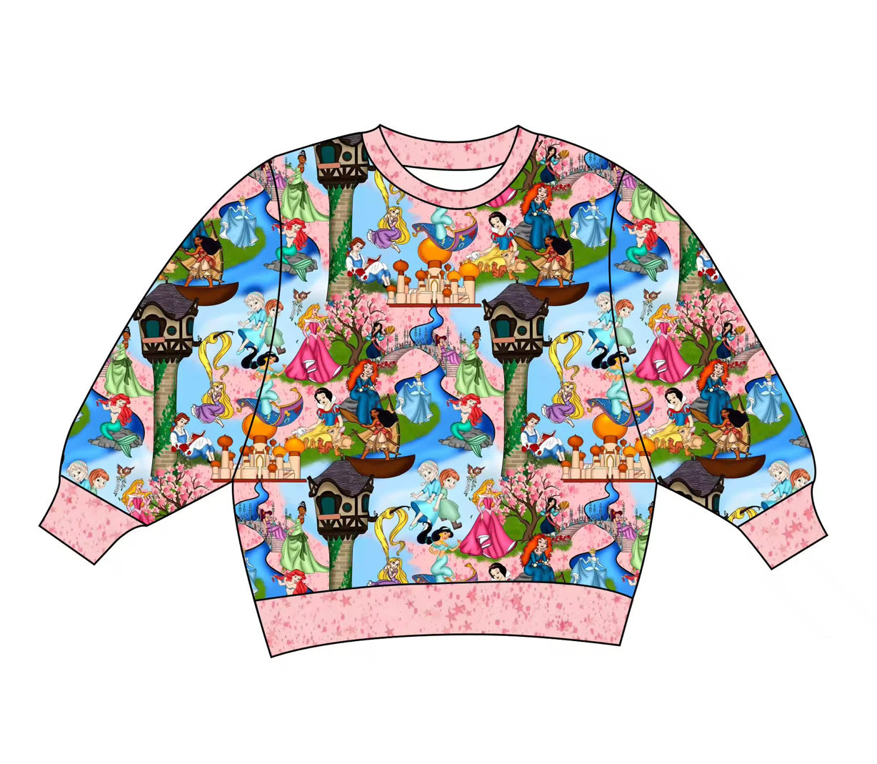 Regal Pink French Terry Crewneck