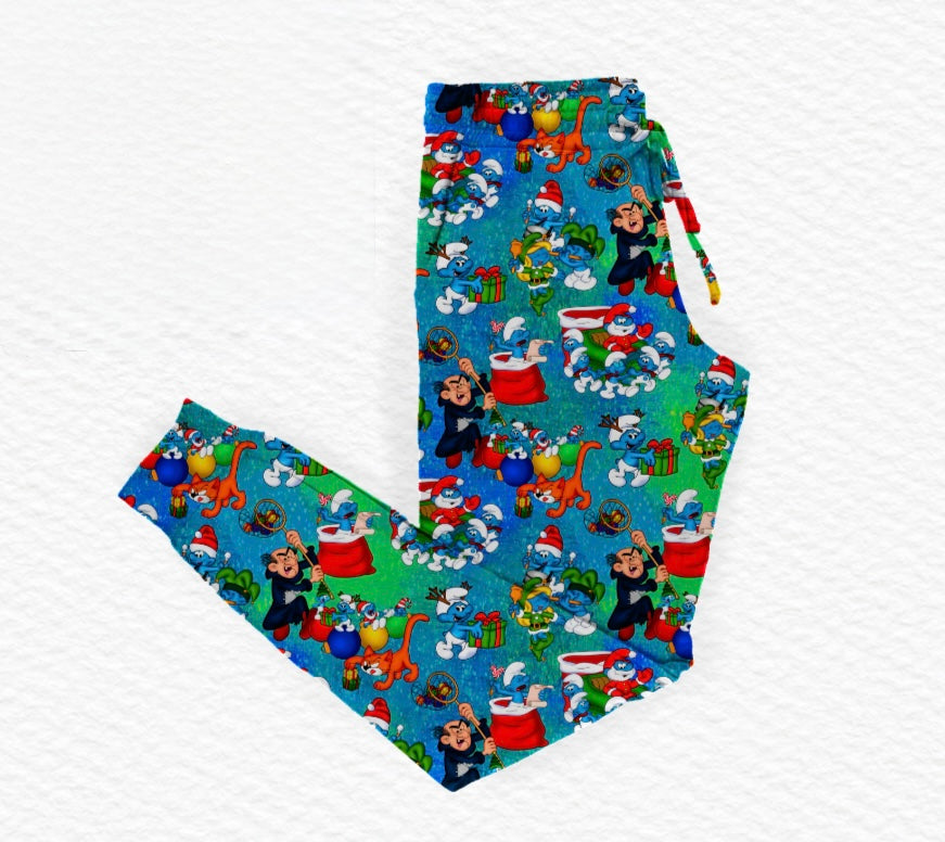 Blue Christmas Joggers