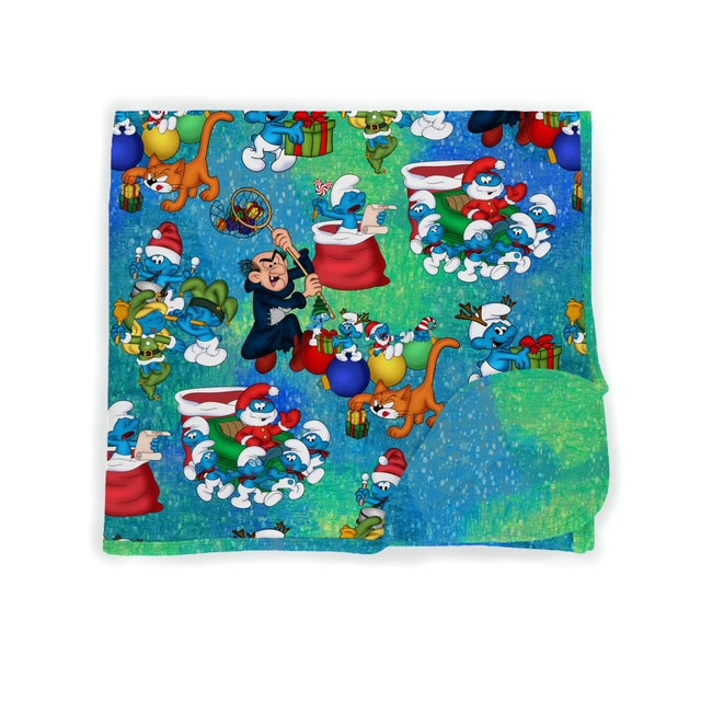 Blue Christmas Blanket