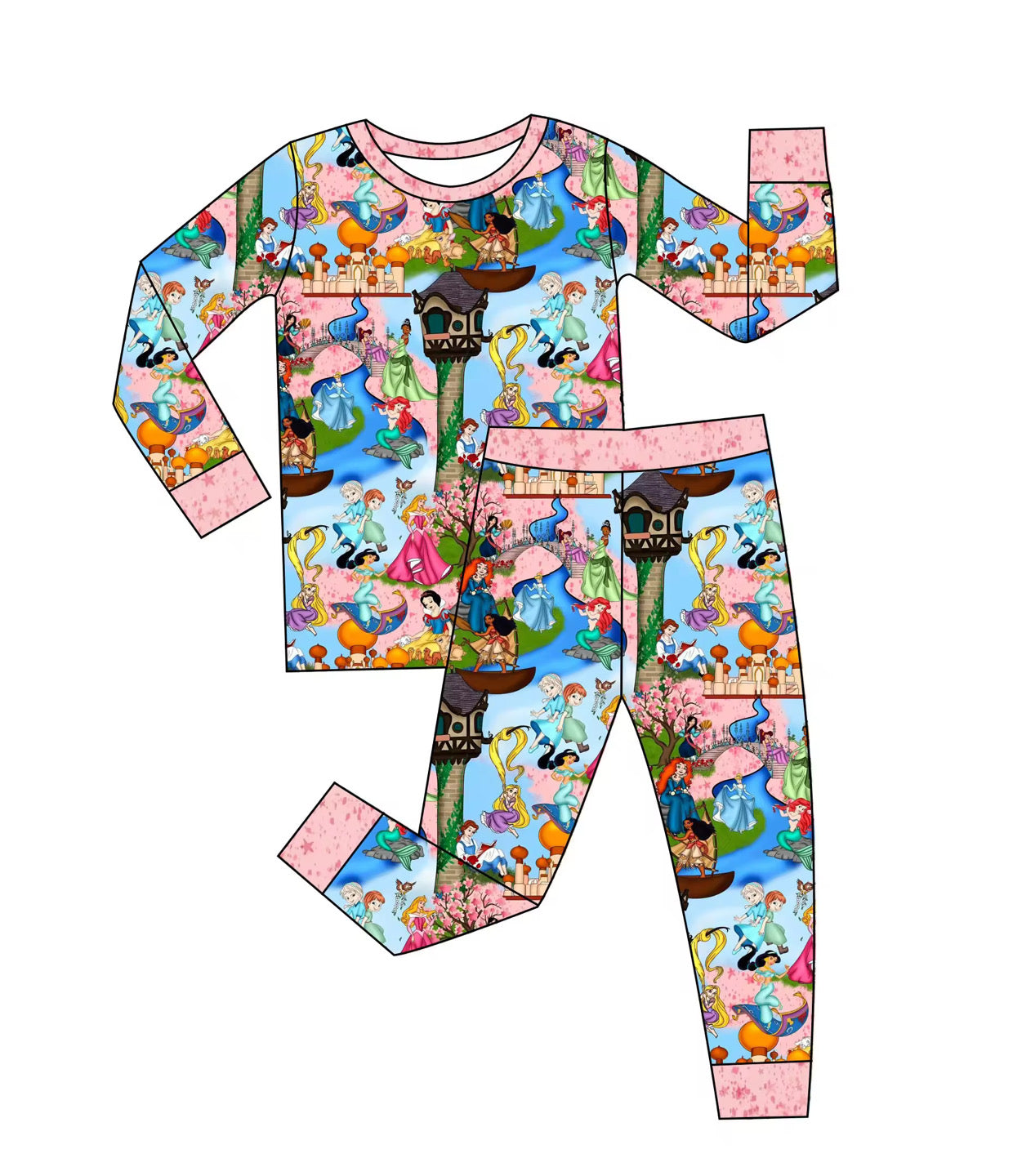 Regal Pink Two Piece Set