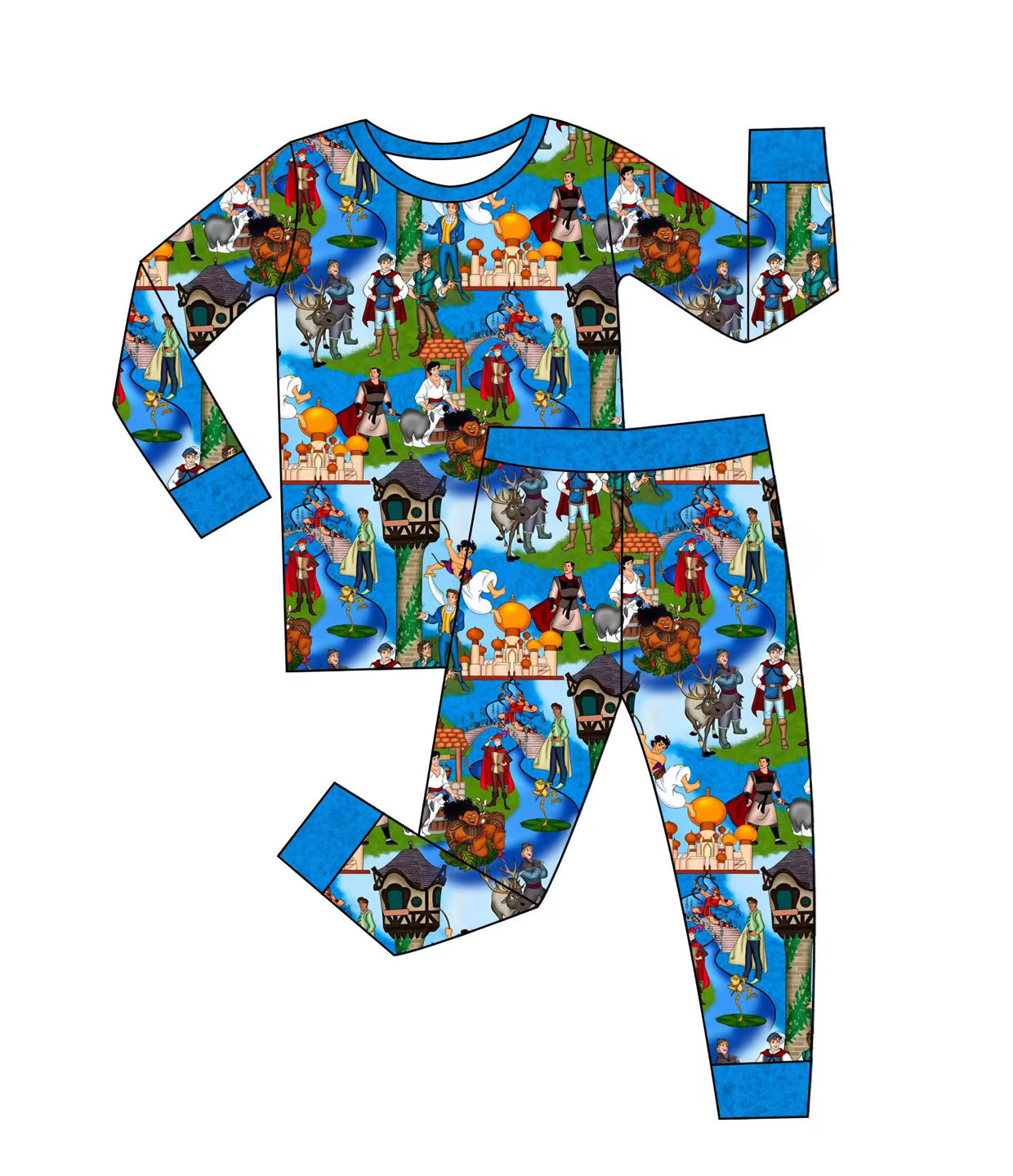 Royal Blue Two Piece Set