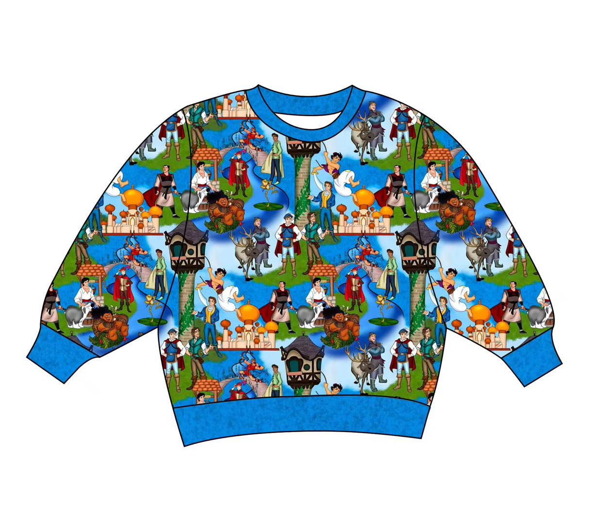 Royal Blue French Terry Crewneck
