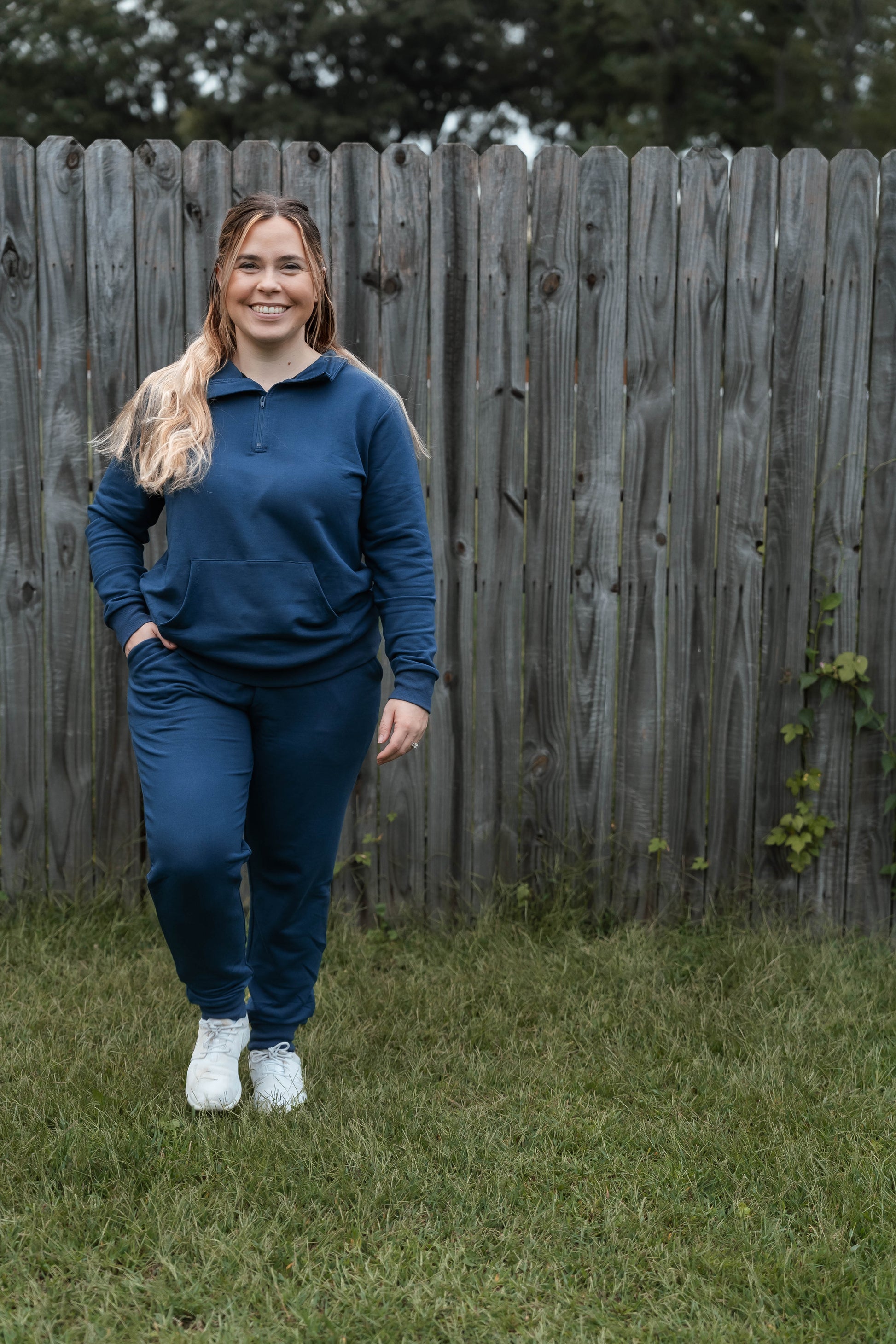 Adult Solid Quarter Zip