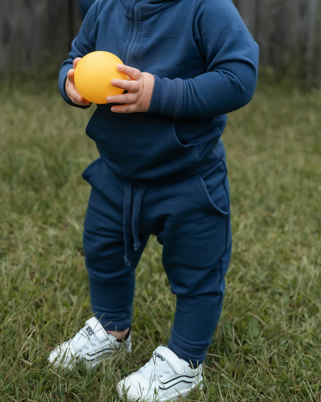 Kids Solid Jogger Set - Lagoon