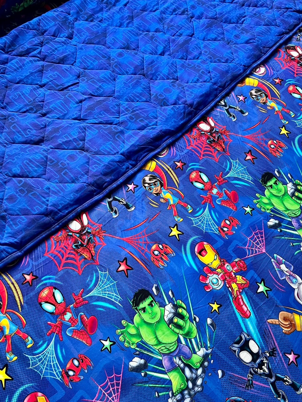 Web Friends 60x80 2.0 TOG Quilted Blanket