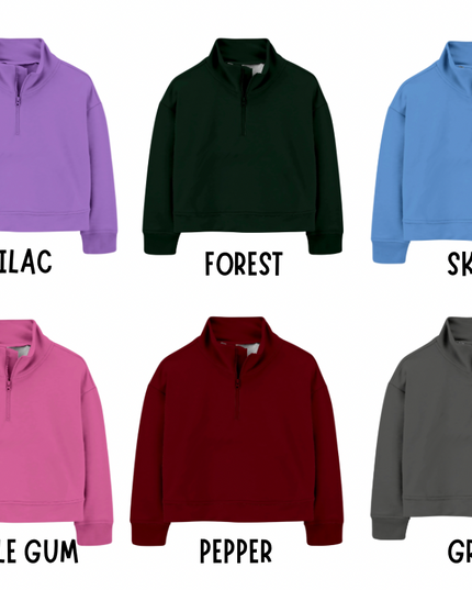 Adult Quarter Zip (Solids)