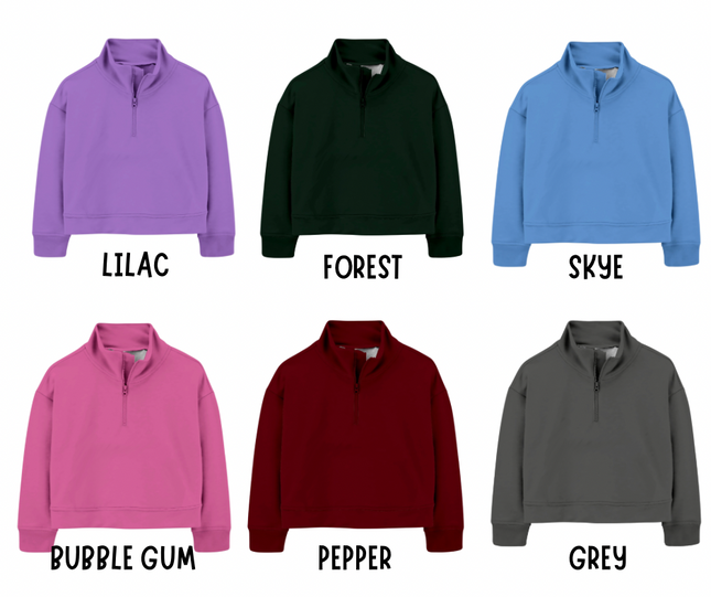 Adult Quarter Zip (Solids)