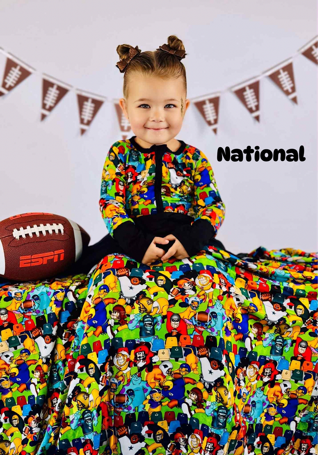 Football 60x60 Triple Layer Blanket