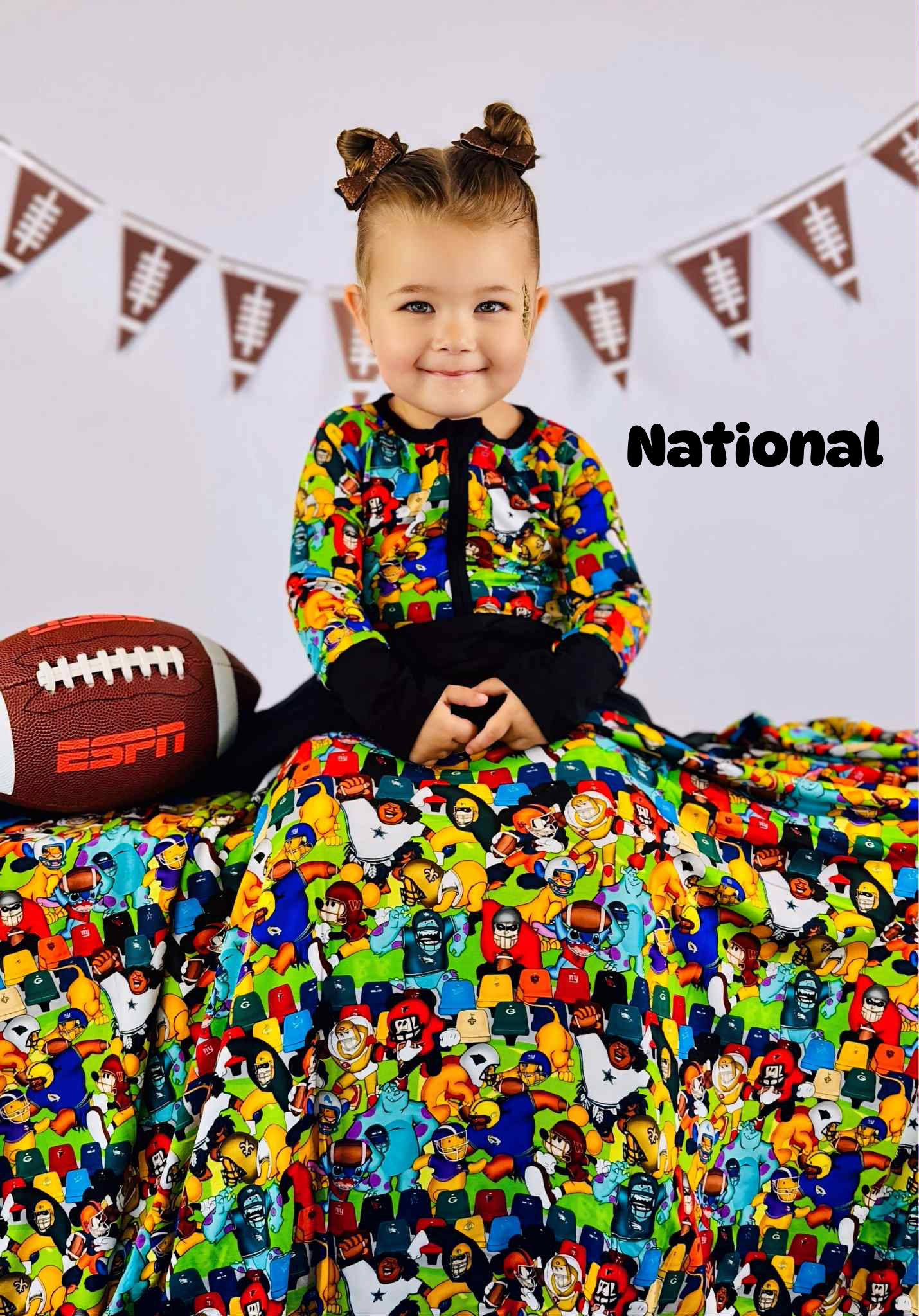 Football 60x60 Triple Layer Blanket