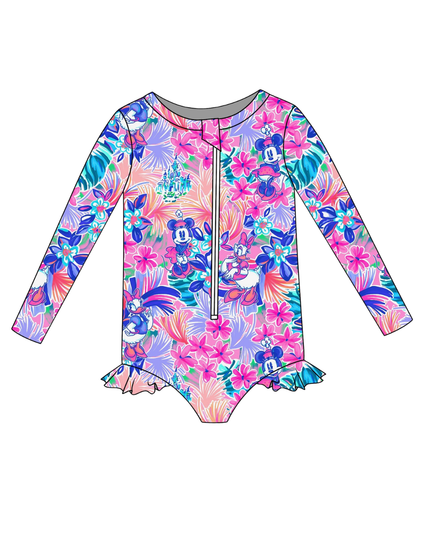 Floral Friends One Piece
