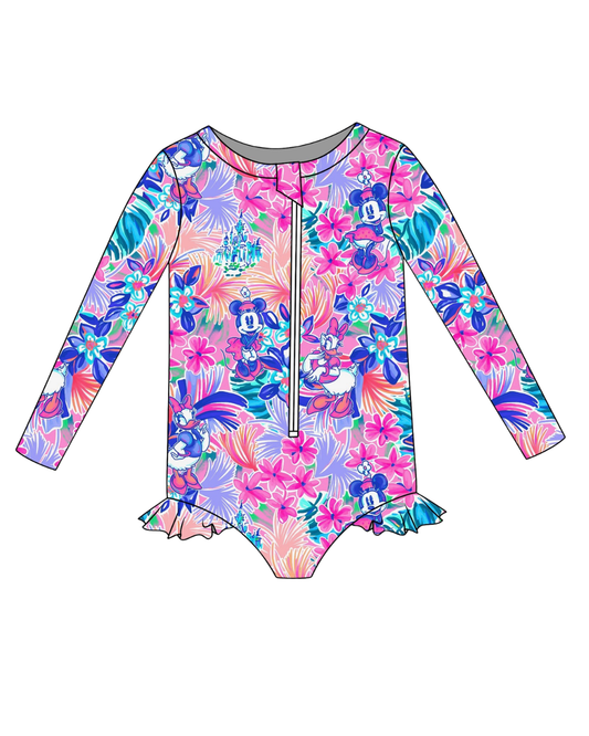 Floral Friends One Piece