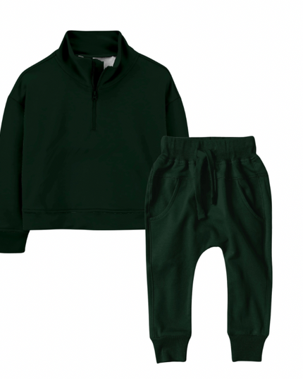 Kids Solid Jogger Set
