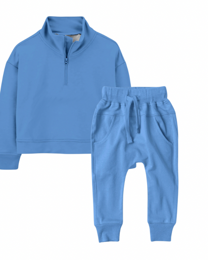 Kids Solid Jogger Set