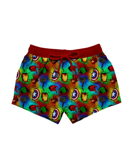 Superhero Summer Boys Swim Trunks