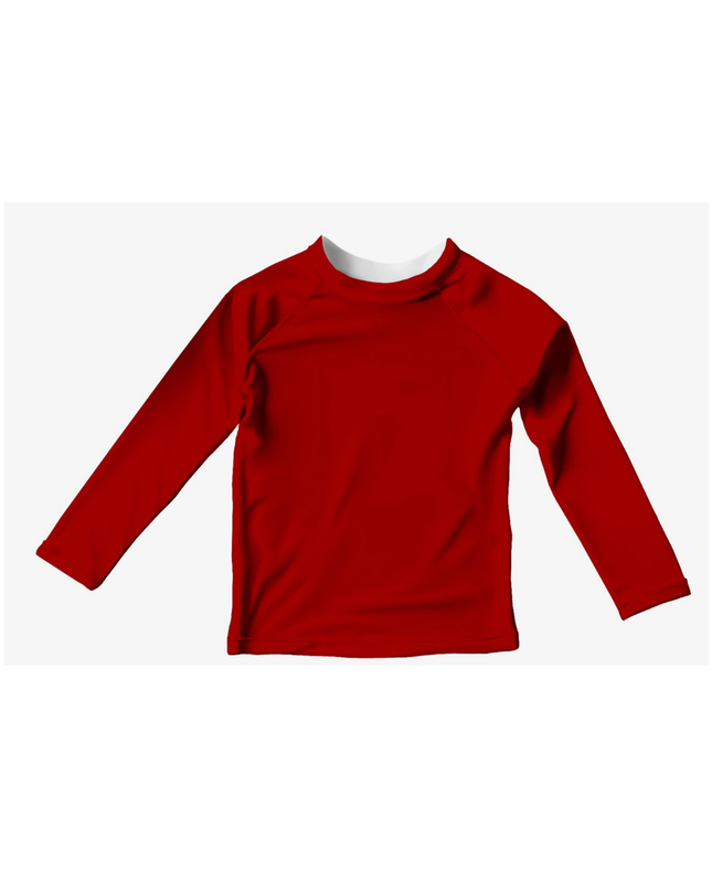 Red Rashguard (Matches Superhero Summer)
