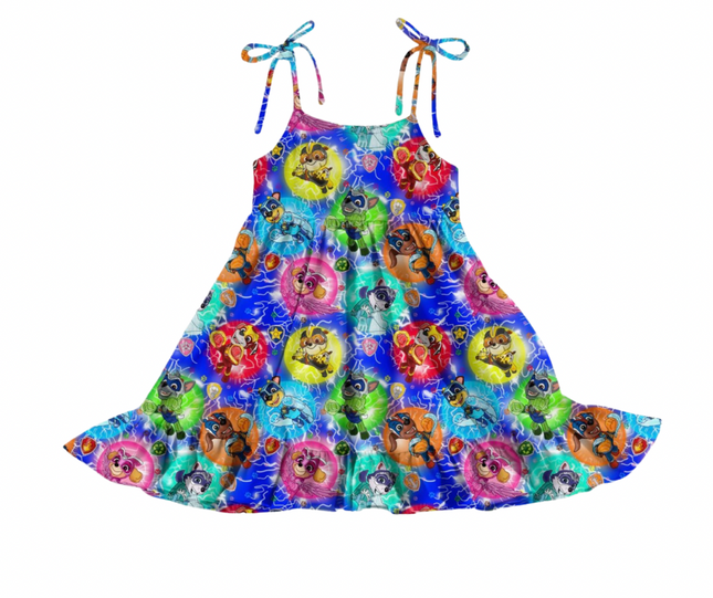 Rescue Pups Kids Tie Dress