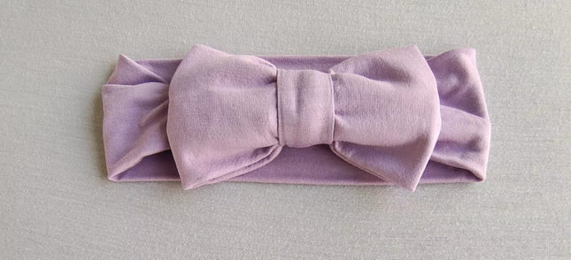 Lilac Headband Bow