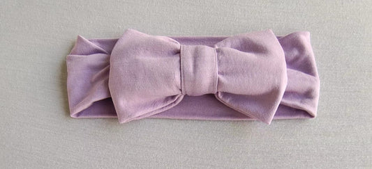 Lilac Headband Bow
