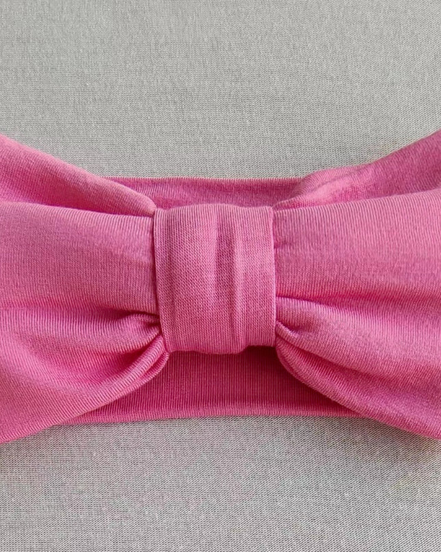 Bubble Gum Headband Bow