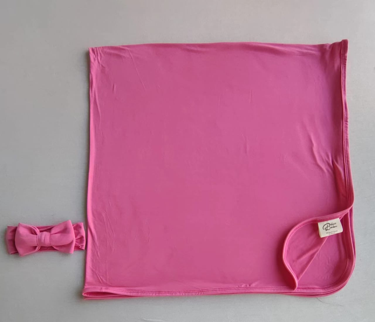 Bubble Gum Swaddle with Bow